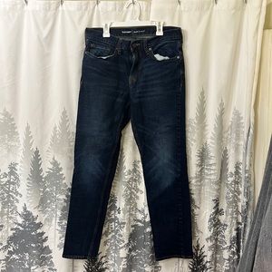 Old Navy Mens Slim cut straight leg dark denim jeans. 30x30